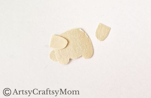 Cute Spring Bunny Papercraft with Printable Template 7 All you need is colored craft paper and cardstock to make this adorable spring bunny papercraft! Great even for crafting beginners and little ones!