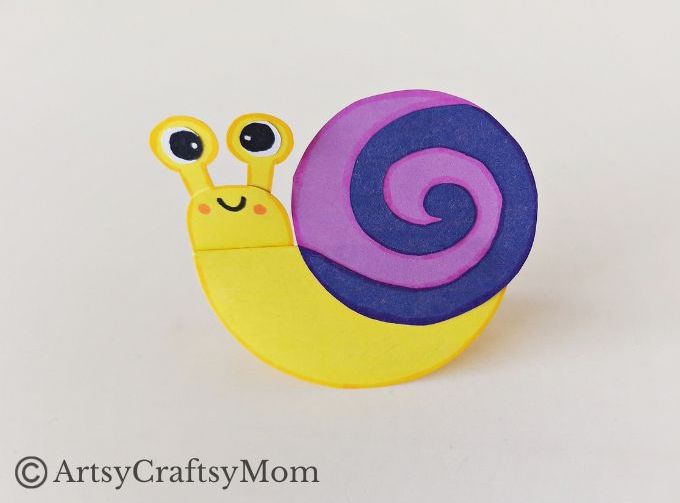 Here is a cute little Rocking Snail Craft for Kids - the rocking is both physically and in spirit! Young kids will enjoy making and playing with it for hours!