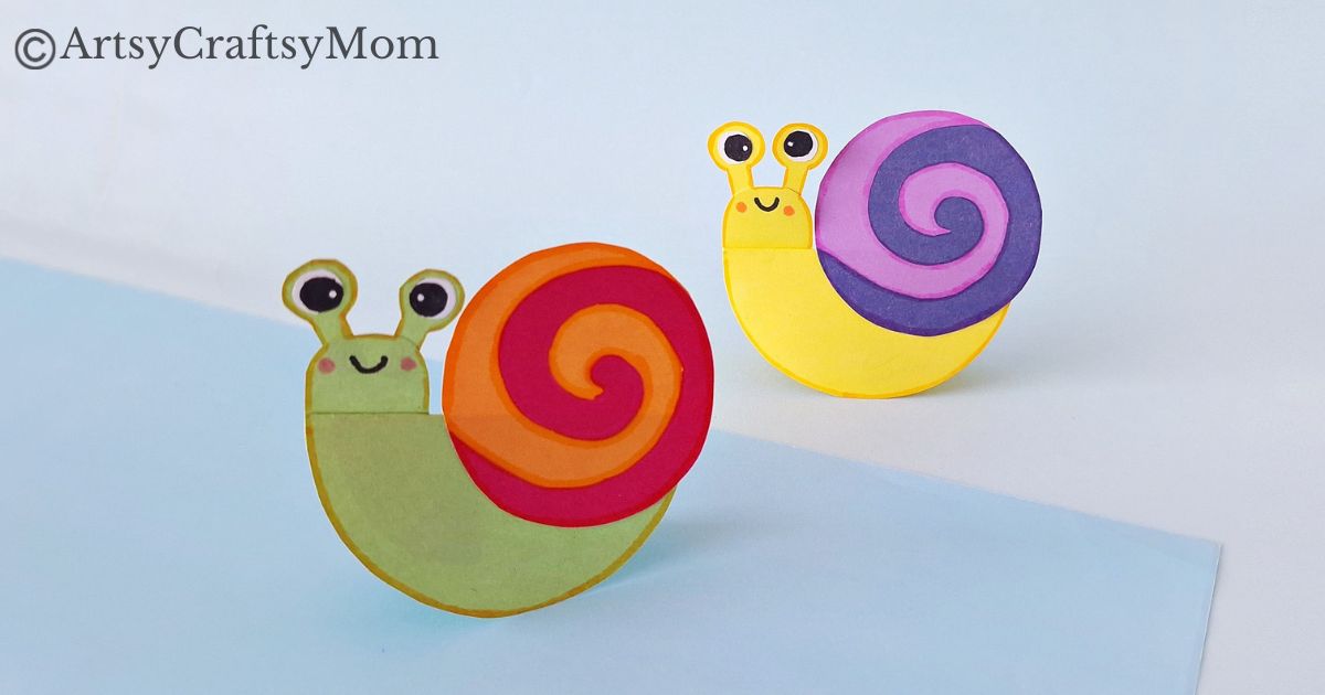 Here is a cute little Rocking Snail Craft for Kids - the rocking is both physically and in spirit! Young kids will enjoy making and playing with it for hours!