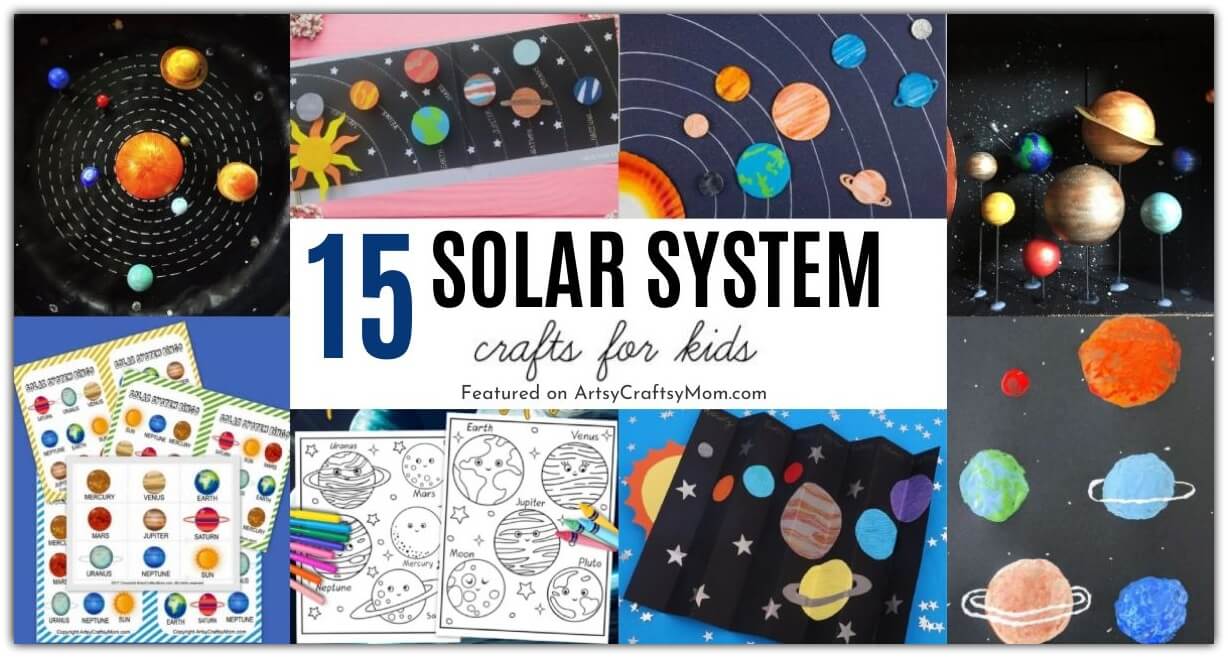 Use these solar system crafts for kids to learn more about outer space and the planets - and maybe discuss if there could be aliens out there!