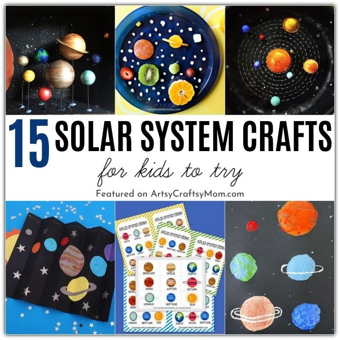 Use these solar system crafts for kids to learn more about outer space and the planets - and maybe discuss if there could be aliens out there!
