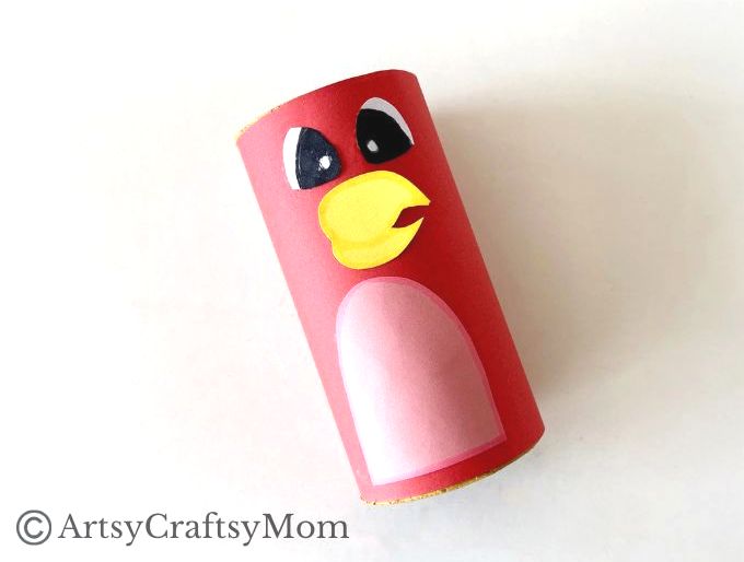 Terrific Toilet Paper Parrot Craft for Kids 7 Kids are going to love this bright and colorful Toilet Paper Parrot Craft! Use craft paper in different colors to add feathers and create a fun project!