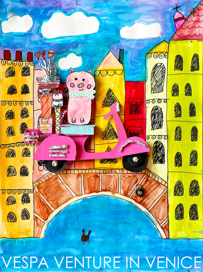 20 Interesting Italy Crafts for Kids 10 We are celebrating Italy this month, with some Interesting Italy Crafts for Kids! Learn about Italian art, architecture, culture, food and much more!