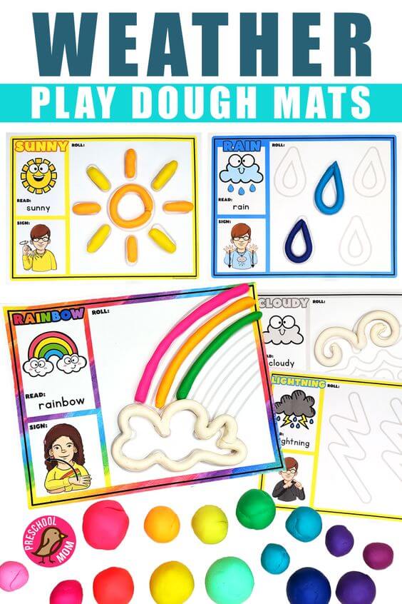 20 Fun and Colorful Printable Playdough Mats for Kids 20 Here are some Fun and Colorful Printable Playdough Mats for Kids to enjoy! Includes multiple themes, holidays, seasons and more!