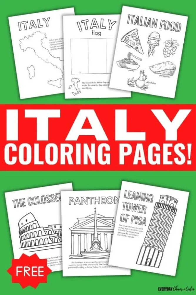 20 Interesting Italy Crafts for Kids 21 We are celebrating Italy this month, with some Interesting Italy Crafts for Kids! Learn about Italian art, architecture, culture, food and much more!