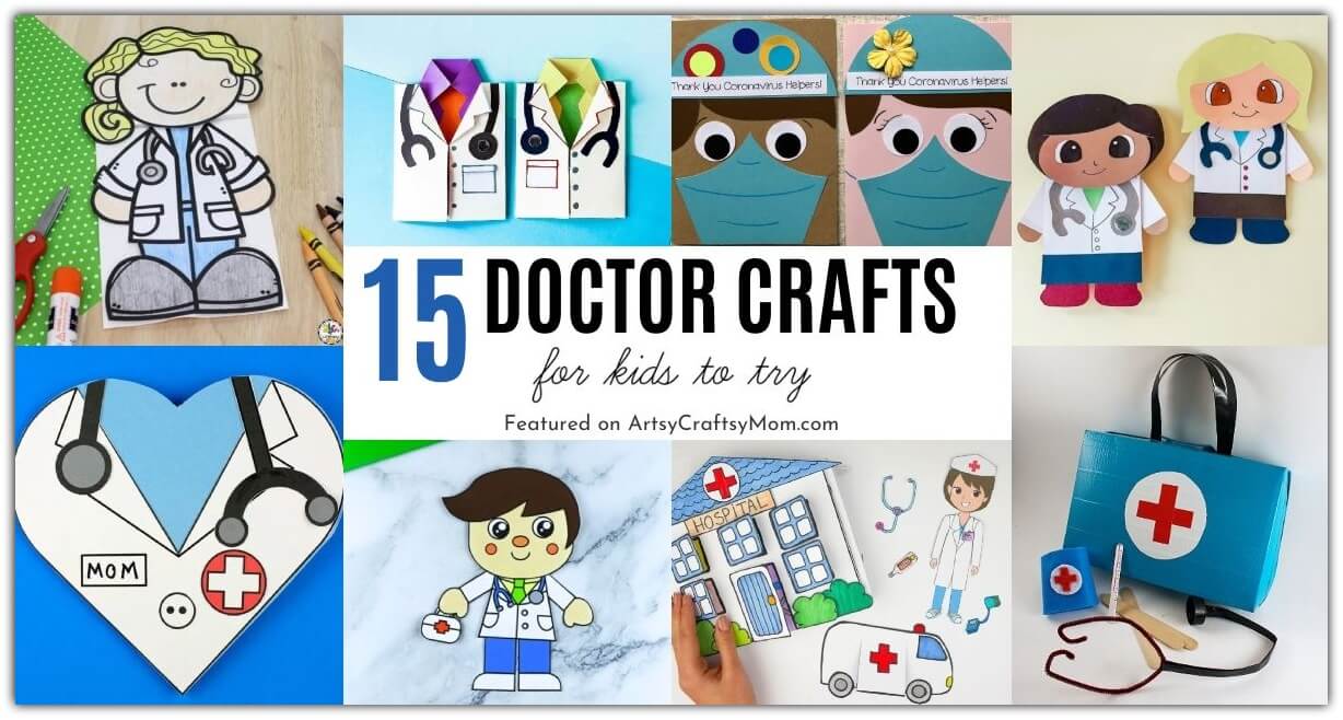 These Doctor Crafts for Kids are perfect for Doctor's Day on the 1st of July, to celebrate Dr Bidhan Chandra Roy, India's premier physician.