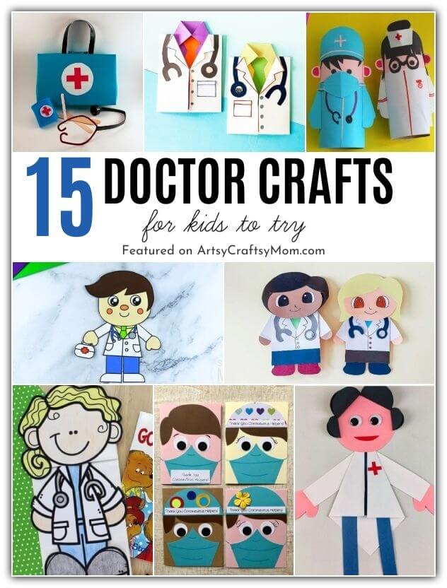 These Doctor Crafts for Kids are perfect for Doctor's Day on the 1st of July, to celebrate Dr Bidhan Chandra Roy, India's premier physician.