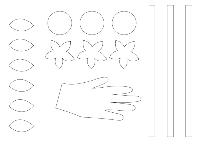 Easy DIY Flower in Hand Card for Kids 2 Here's a fun DIY Flower in Hand Card for kids to make for any occasion - Mother's Day, Teacher's Day, Father's Day, Valentine's Day or just like that!