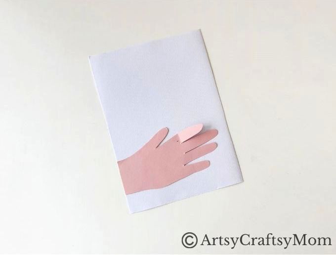 Easy DIY Flower in Hand Card for Kids 12 Here's a fun DIY Flower in Hand Card for kids to make for any occasion - Mother's Day, Teacher's Day, Father's Day, Valentine's Day or just like that!
