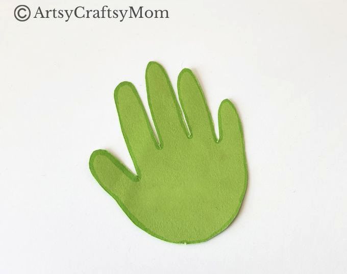 Here's a cute & easy Handprint Cactus Papercraft for Kids to try out this summer! Use the handprints provided or use the outline of your own hands!