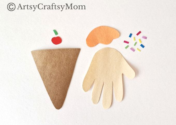 Refresh yourself on a hot day this summer with an ice cream - and a cute ice cream craft for kids! Don't worry, there's no danger of this one melting!