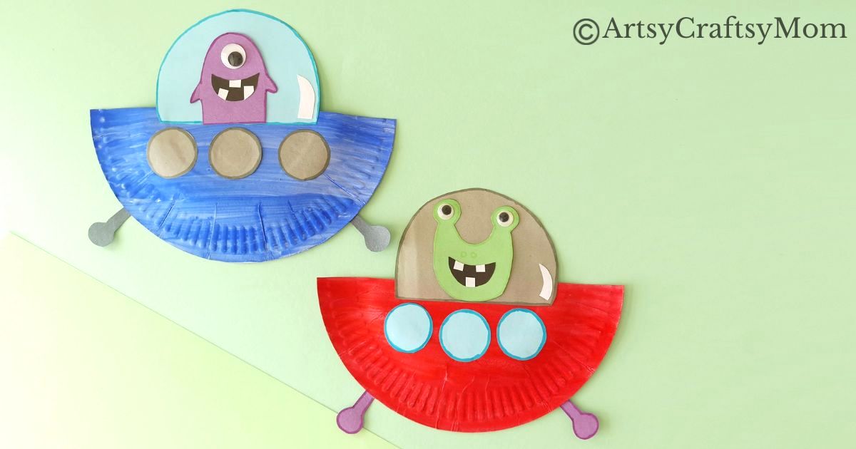 Love learning about aliens, space and unidentified flying objects? Then you'll love our quirky and cute paper plate UFO craft - for kids of all ages!