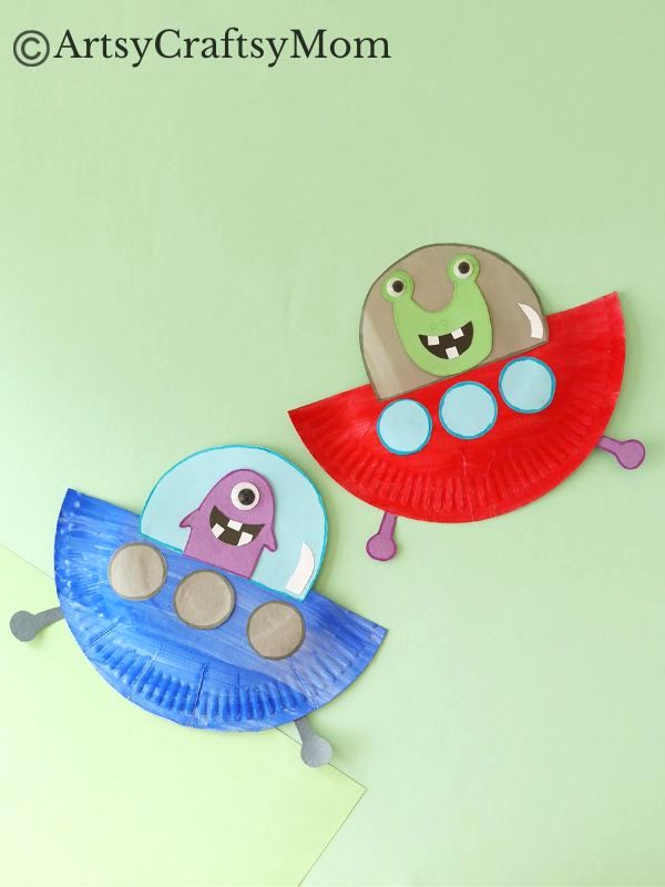 Love learning about aliens, space and unidentified flying objects? Then you'll love our quirky and cute paper plate UFO craft - for kids of all ages!