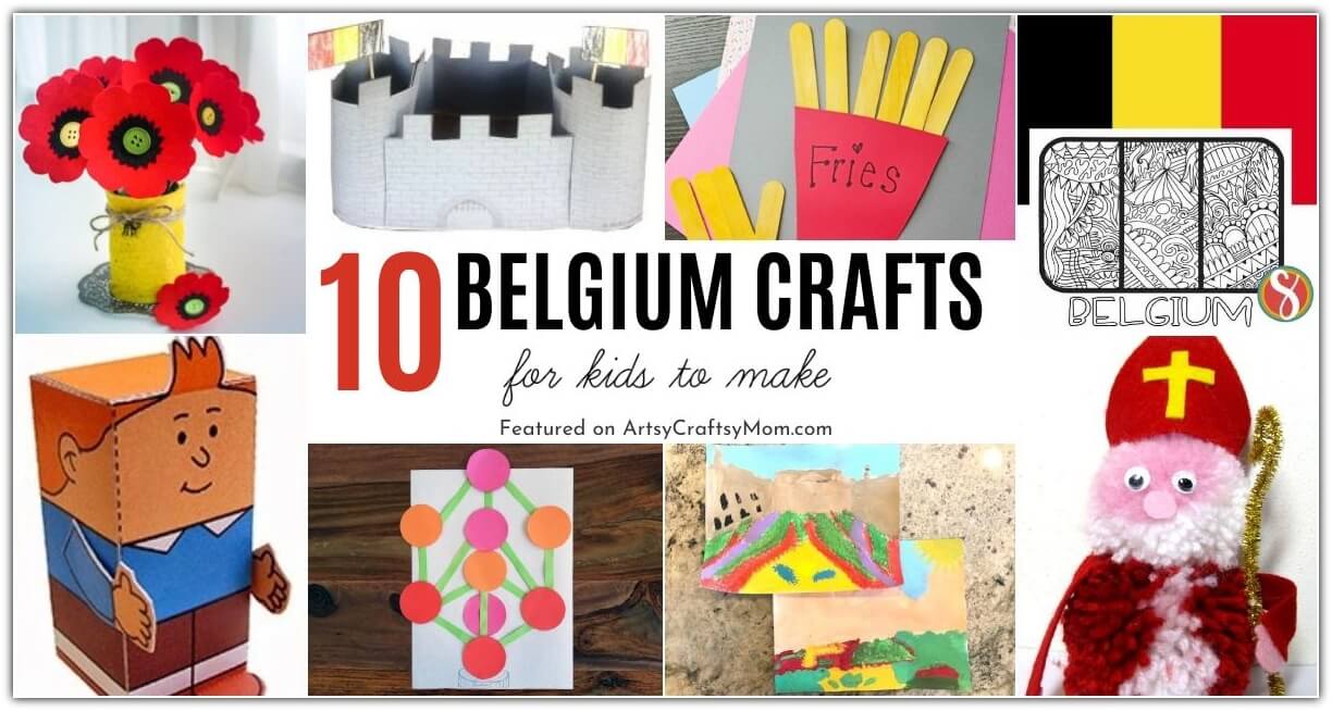10 Beautiful Belgium Crafts for Kids 14 Learn and celebrate the amazing country of Belgium with these fun Belgium Crafts for Kids! Includes their architecture, food, culture and more!