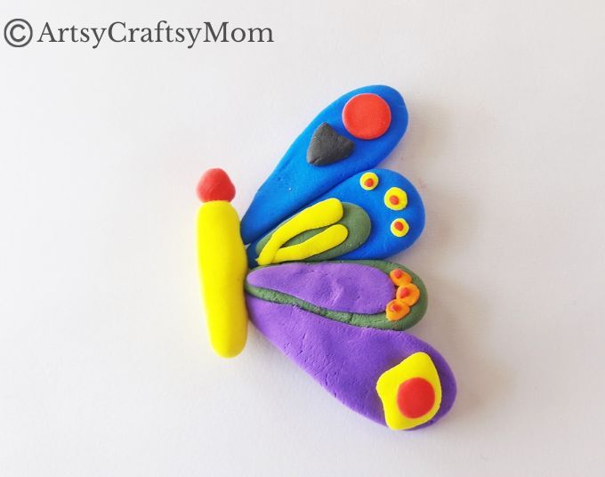 Turn something shapeless and colorless into a Gorgeous DIY Clay Butterfly Craft for Kids! Great weekend project for older kids, pre-teens & teens!