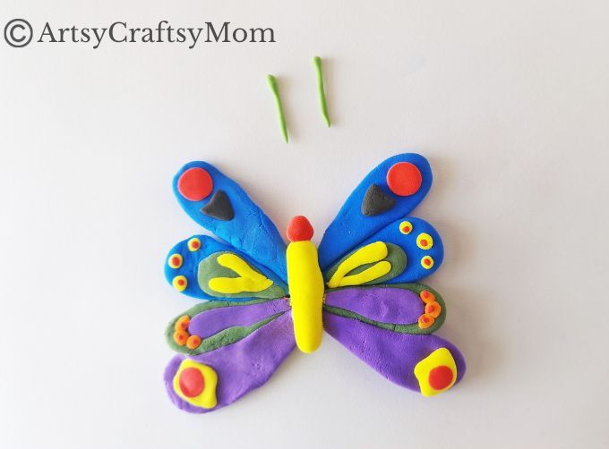 Turn something shapeless and colorless into a Gorgeous DIY Clay Butterfly Craft for Kids! Great weekend project for older kids, pre-teens & teens!