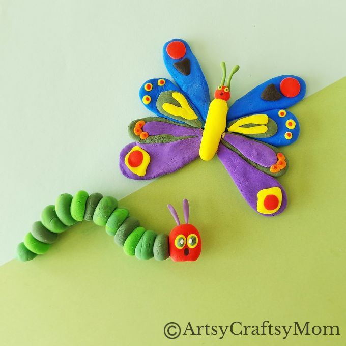 Turn something shapeless and colorless into a Gorgeous DIY Clay Butterfly Craft for Kids! Great weekend project for older kids, pre-teens & teens!