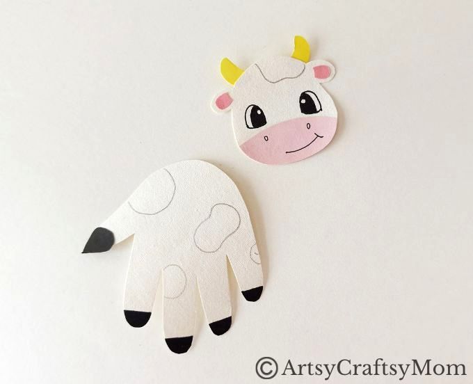 How cute is this Handprint Cow Craft for Kids? Perfect for National Cow Appreciation Day which falls on the second Tuesday of July!