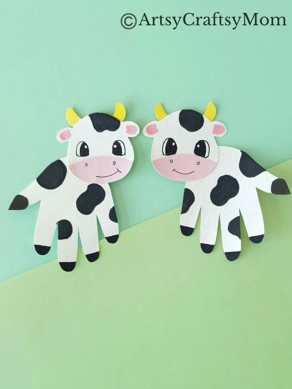 How cute is this Handprint Cow Craft for Kids? Perfect for National Cow Appreciation Day which falls on the second Tuesday of July!
