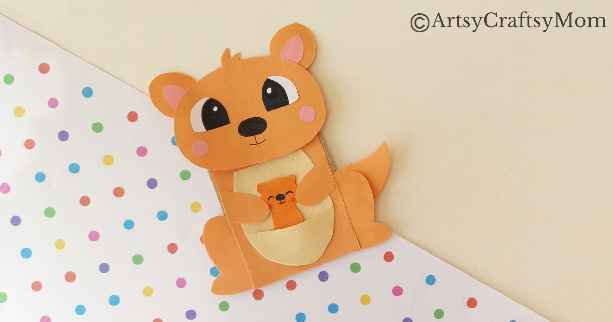 Fancy playing with a kangaroo? Then here's one that doesn't kick - a cute paper bag kangaroo craft! Make and play with it as much as you like!