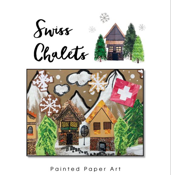 Learn about the gorgeous and magical country of chocolate, cheese and the alps - with these fun and easy Switzerland crafts for kids!