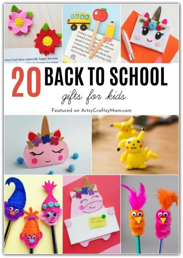 Celebrate the BTS season with these DIY back to school gifts that are actually useful! They're easy enough for kids of all ages to make for their pals!