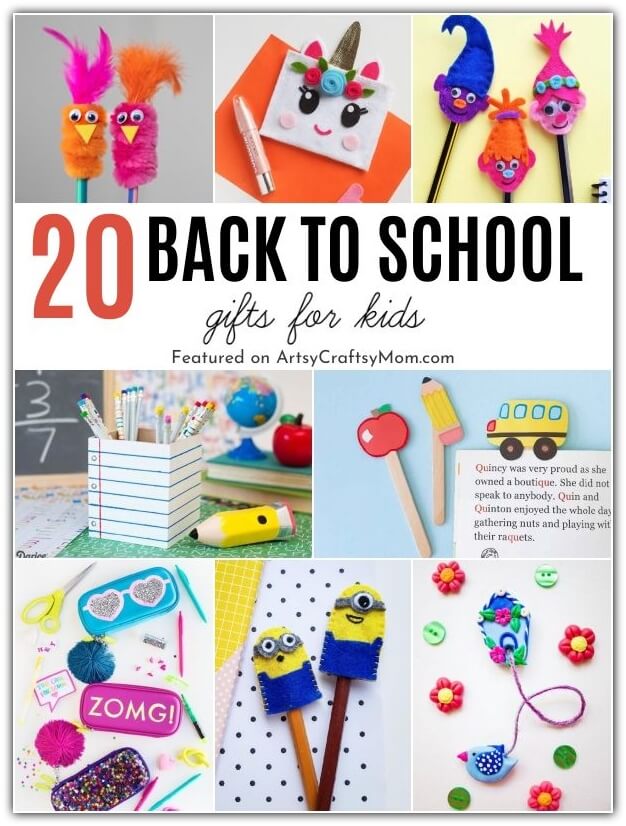 Celebrate the BTS season with these DIY back to school gifts that are actually useful! They're easy enough for kids of all ages to make for their pals!
