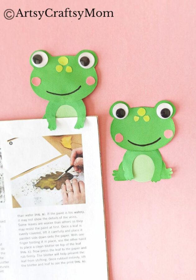 A frog may seem like an unlikely reading partner, but this frog bookmark papercraft is the perfect for the purpose! Easy to make for kids of all ages!