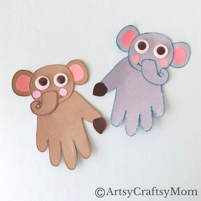 These guys look great & are so easy to make! Check out our handprint elephant craft for kids, which goes perfectly with a lesson about elephants!