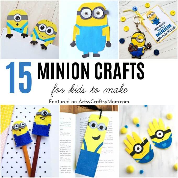 Celebrate the release of the brand new Despicable Me movie this year with some fun Minion Crafts for Kids. There's something here for all ages!
