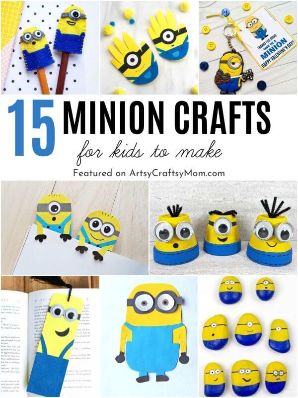 Celebrate the release of the brand new Despicable Me movie this year with some fun Minion Crafts for Kids. There's something here for all ages!