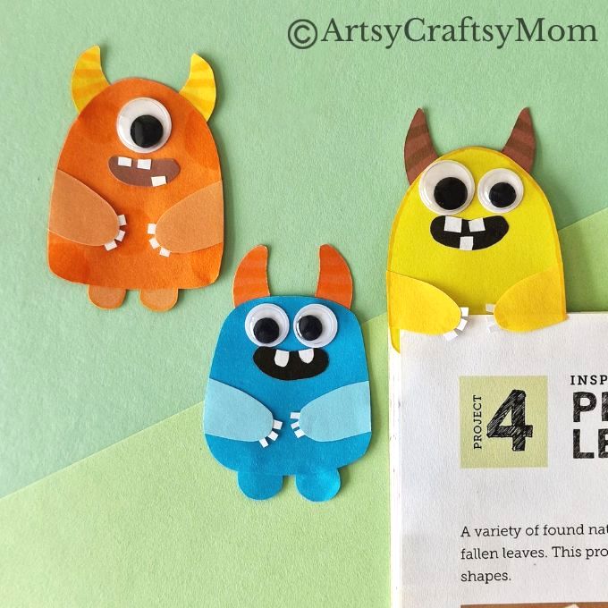 No need to be scared of these cute little guys - this Magnificent Monster Hug Bookmark Craft is here to help you on your reading journey!
