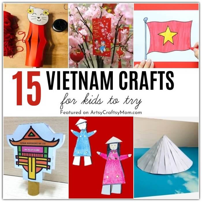 Celebrate Vietnam Independence Day on 2nd September with these Vietnam crafts for kids! Learn about the country's history, culture & more!