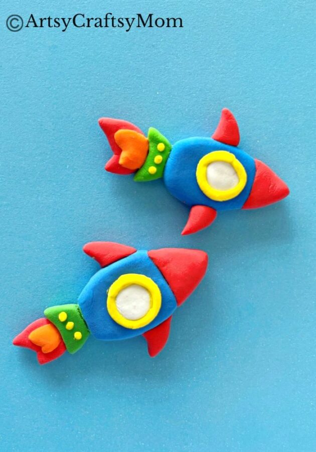 This DIY clay rocket tutorial is easy enough for beginners to try, even kids! all you need is some clay and a few tools and you're set to launch!