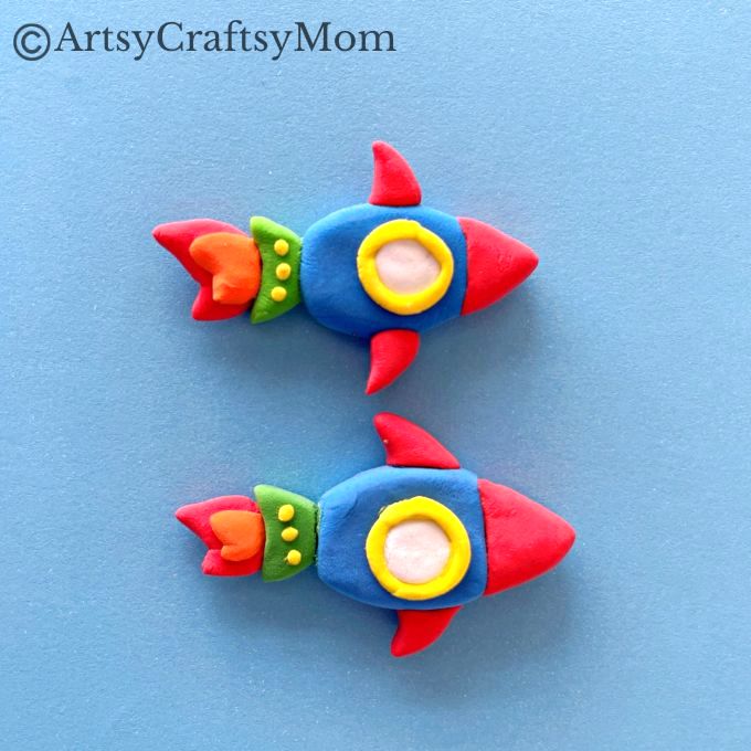This DIY clay rocket tutorial is easy enough for beginners to try, even kids! all you need is some clay and a few tools and you're set to launch!