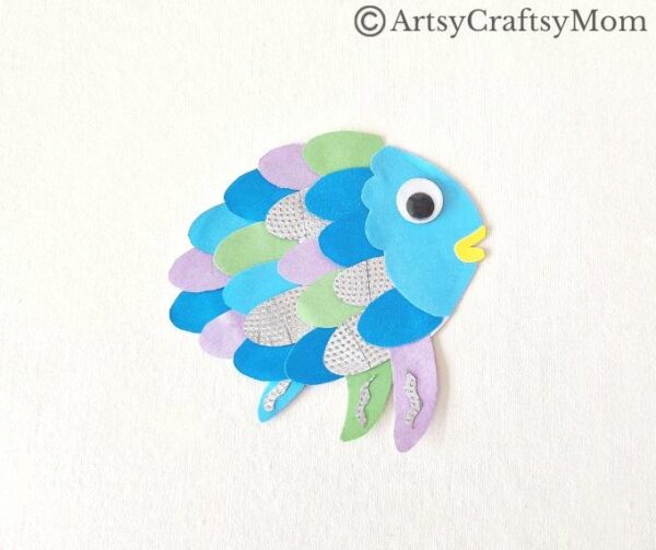 Beautiful Rainbow Fish Papercraft for Kids
