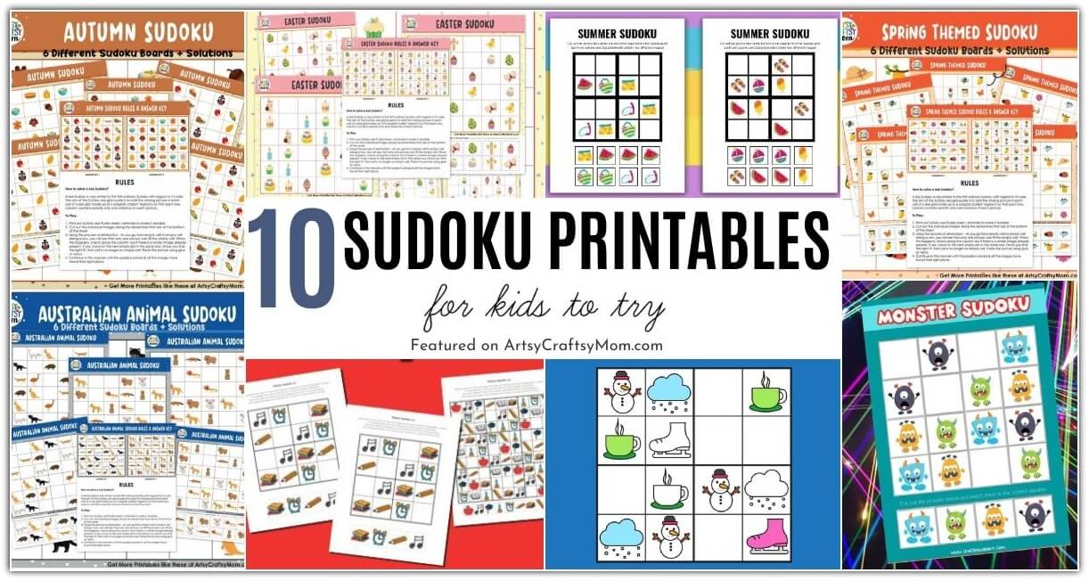 10 Sensational Sudoku Printables for Kids 14 Introduce kids to the world of sudoku puzzles with these fun and cute sudoku printables for kids! Complete with templates along with instructions.