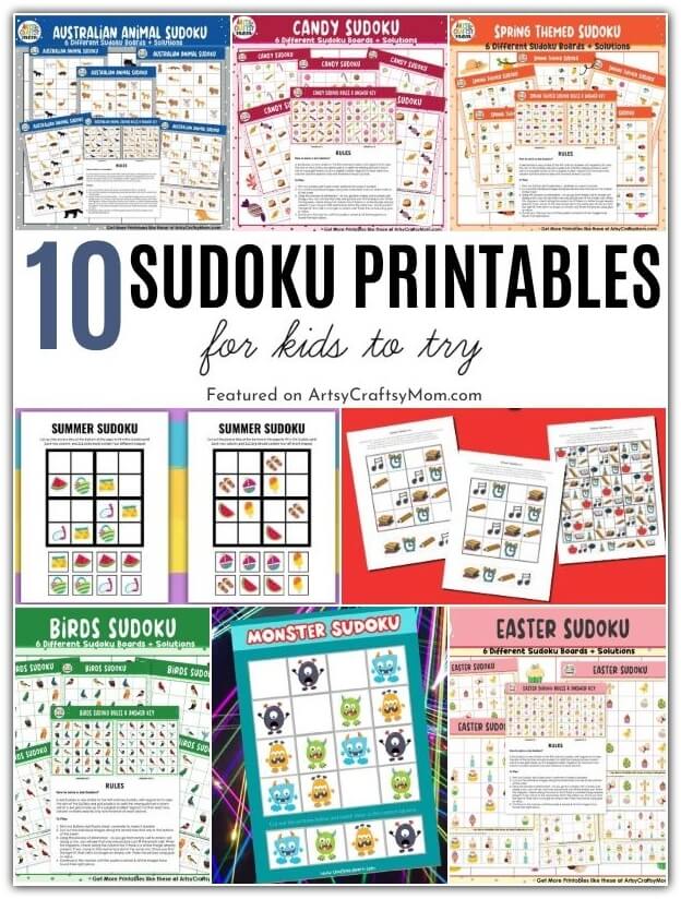 10 Sensational Sudoku Printables for Kids 13 Introduce kids to the world of sudoku puzzles with these fun and cute sudoku printables for kids! Complete with templates along with instructions.