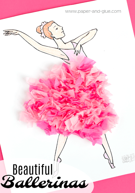 If you've got a ballet enthusiast at home, they'll love these pretty ballerina crafts for kids! Make ballerinas out of pipe cleaners, coffee filters & more!