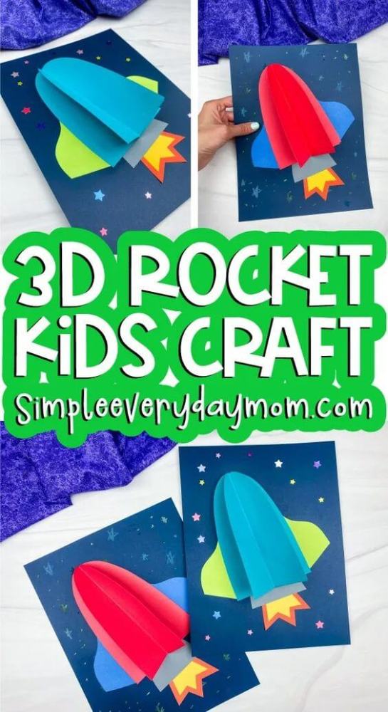 Kickstart World Space Week with some fun rocket crafts for kids! Whatever your child's age, you're sure to find something suitable here!