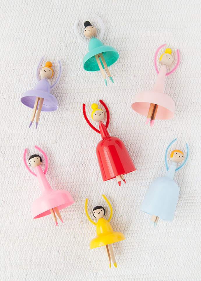 If you've got a ballet enthusiast at home, they'll love these pretty ballerina crafts for kids! Make ballerinas out of pipe cleaners, coffee filters & more!