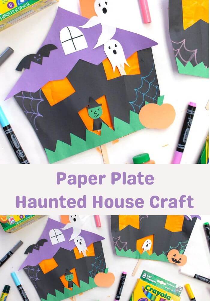 This Halloween, have fun making haunted house crafts out of anything - popsicle sticks, paper, boxes, paper rolls, cardboard paper plates and more!