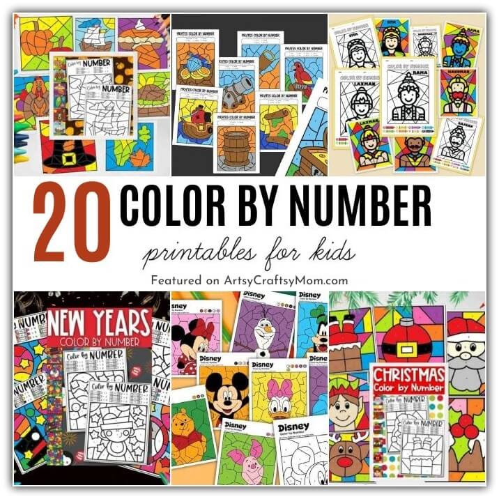 Make coloring extra interesting by adding some number fun to it with our color by number printables! Features vehicles, holidays, fantasy & more!