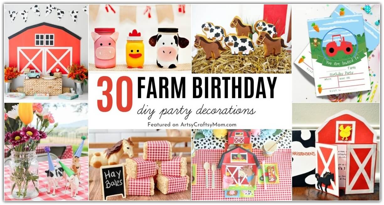 Surprise your little one with a fun-filled farm themed birthday party and watch how the kids soak up all the excitement!