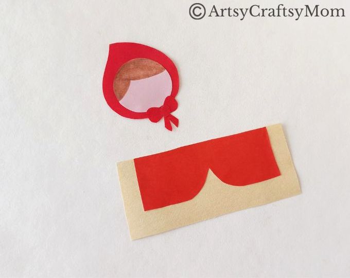 Little Red Riding Hood Puppet Craft 6 You've heard the story, it's now time to put on a show! Set it up with this cute Little Red Riding Hood Puppet set, made entirely with craft paper!
