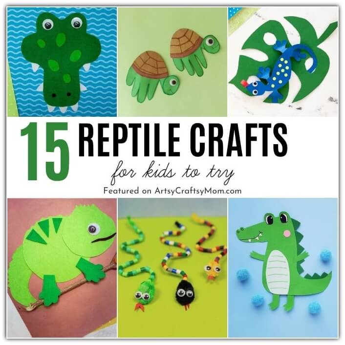 Reptiles may be slimy, but they're also very interesting! Learn more about these amazing creatures with our fun and easy reptile crafts for kids.