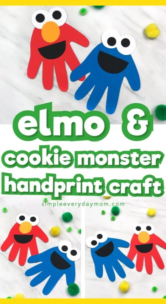 Let's celebrate an evergreen classic today - with some fun Sesame Street crafts for kids! Perfect for Sesame Street Day on 10th November!