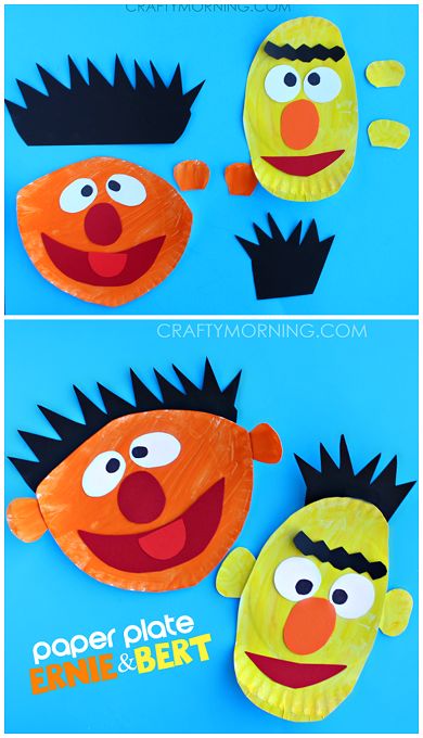 Let's celebrate an evergreen classic today - with some fun Sesame Street crafts for kids! Perfect for Sesame Street Day on 10th November!