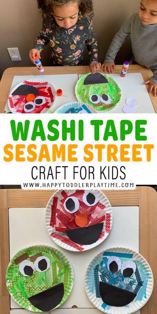 Let's celebrate an evergreen classic today - with some fun Sesame Street crafts for kids! Perfect for Sesame Street Day on 10th November!