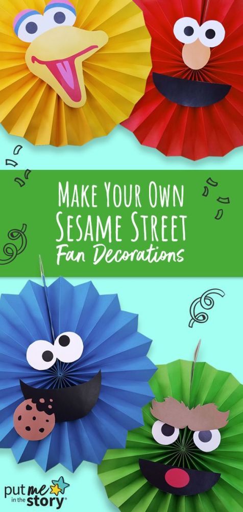 Let's celebrate an evergreen classic today - with some fun Sesame Street crafts for kids! Perfect for Sesame Street Day on 10th November!